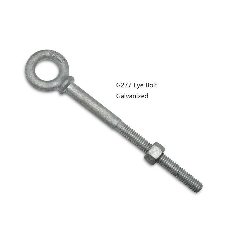 Steel Hot DIP Galvanized S277 Eyebolt | Aqua Rigging
